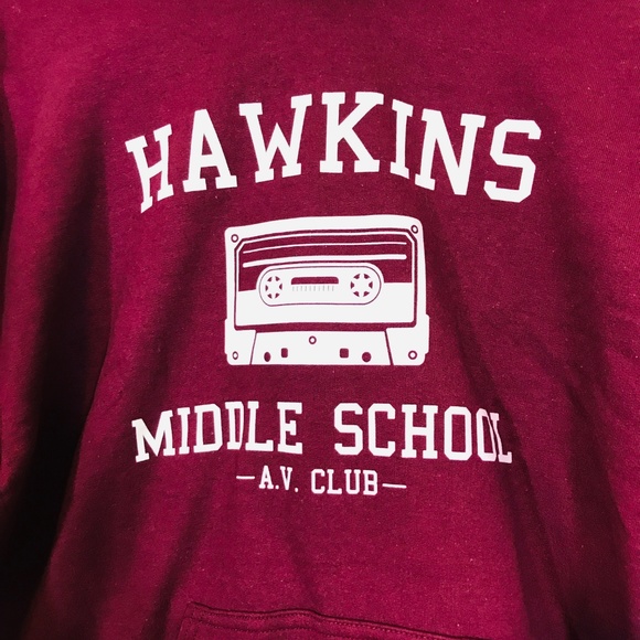 Stranger Things | Hawkins Hoodie Sweater | B28 - Picture 3 of 4